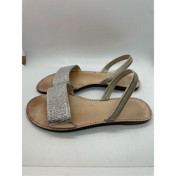 Lilly Pulitzer AMELIA SANDAL 004297 GOLD METALLIC Size 10 Casual or Dressy Cute - Picture 3 of 7